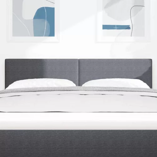  Fejtámla fejtámlával Sötétszürke 160 cm Műbőr