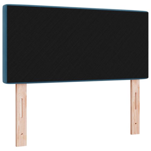  Fejtámla Kristály Gombos Kárpitozott Sötétkék 90 cm Bársony