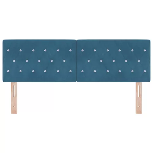  Fejtámla fejtámlával Sötét kék 144 cm Műbőr