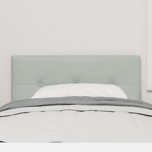 Fejtámla Gombos Ágykeret Világosszürke 90 cm Bársony