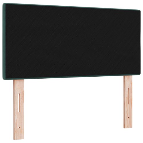  Fejtámla Gombos Díszítésű Sötét Zöld 90 cm Bársony