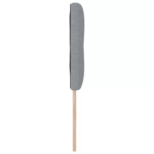  Fejtámla fejtámlával Világosszürke 144 cm Műbőr