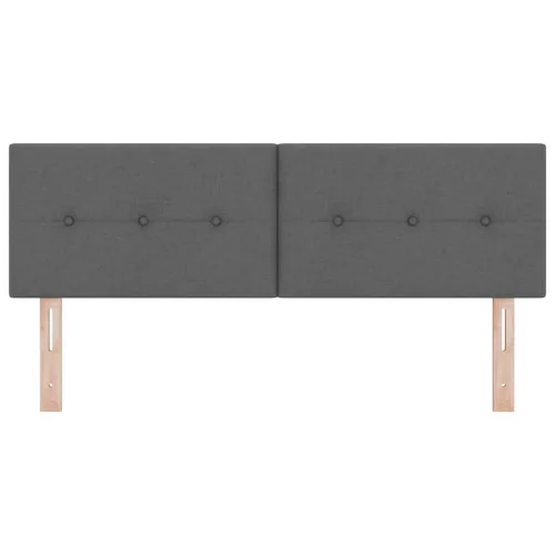  Fejtámla fejtámlával Sötétszürke 144 cm Műbőr