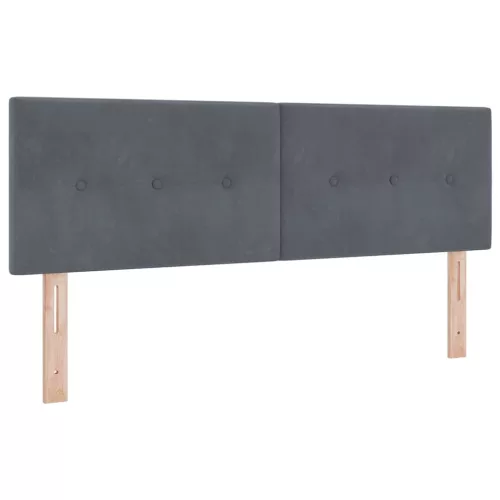  Fejtámla fejtámlával Sötétszürke 144 cm Műbőr