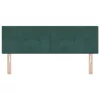  Fejtámla fejtámlával Sötétzöld 144 cm Műbőr