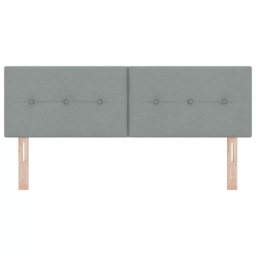  Fejtámla fejtámlával Világosszürke 160 cm Műbőr