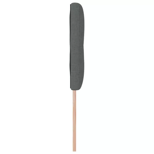  Fejtámla fejtámlával Sötétszürke 160 cm Műbőr