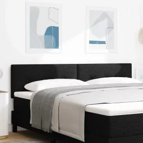  Fejtámla fejtámlával Fekete 180 cm Műbőr