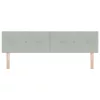  Fejtámla fejtámlával Világosszürke 180 cm Műbőr