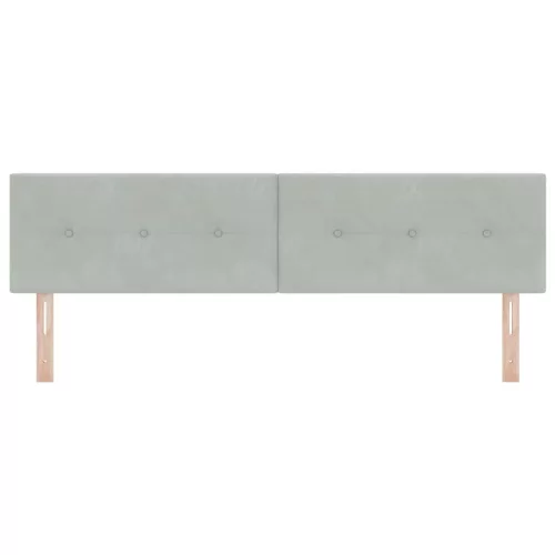  Fejtámla fejtámlával Világosszürke 180 cm Műbőr