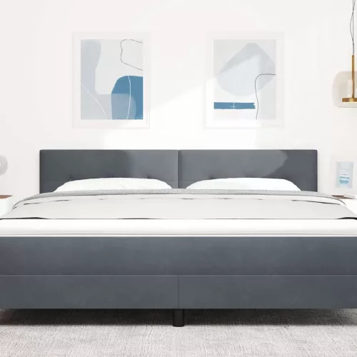  Fejtámla fejtámlával Sötétszürke 180 cm Műbőr