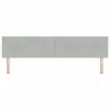  Fejtámla fejtámlával Világosszürke 200 cm Műbőr