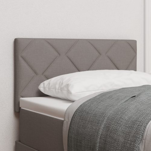  Fejtámla Gyémánt Blokk Design Taupe 80 cm Szövet