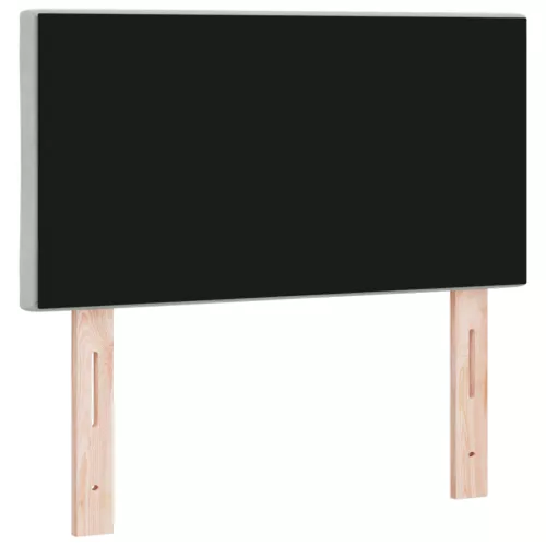  Világosszürke Gyémánt Blokk Fejtámla – 80cm Bársony