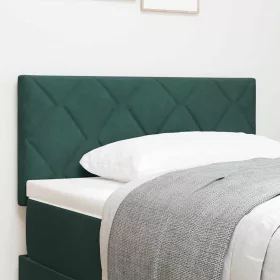  Fejtámla Sötétzöld 100 cm Bársony