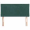  Fejtámla Sötétzöld 100 cm Bársony