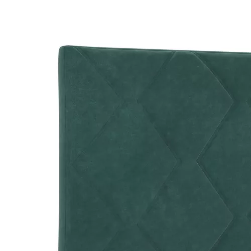  Fejtámla Sötétzöld 100 cm Bársony