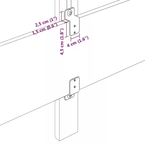  Fejtámla Sötétzöld 100 cm Bársony