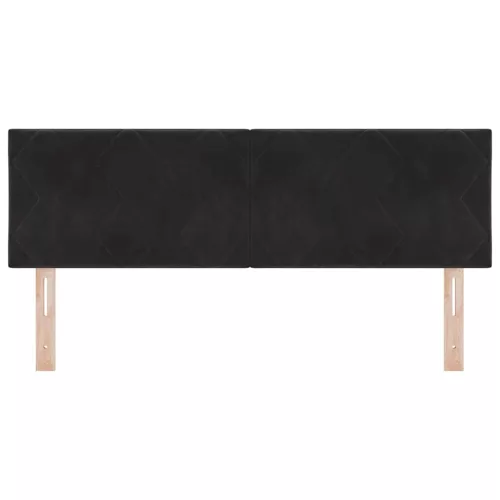  Fejtámla fejtámlával Fekete 144 cm Bársony