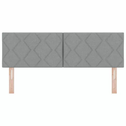  Fejtámla fejtámlával Világosszürke 160 cm Műbőr