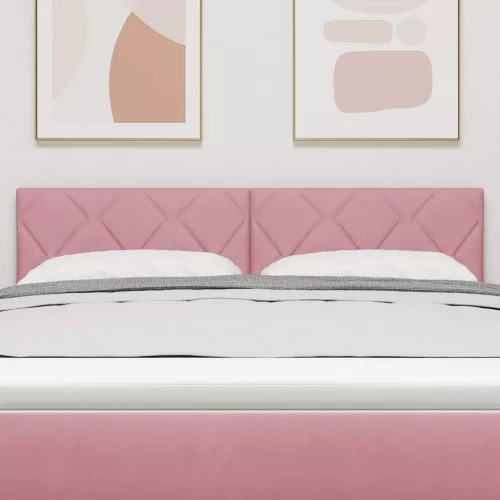  Fejtámla fejtámlával Rózsaszín 160 cm Bársony