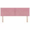  Fejtámla fejtámlával Rózsaszín 160 cm Bársony
