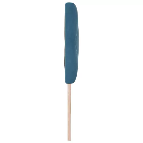  Fejtámla fejtámlával Sötétkék 200 cm Bársony