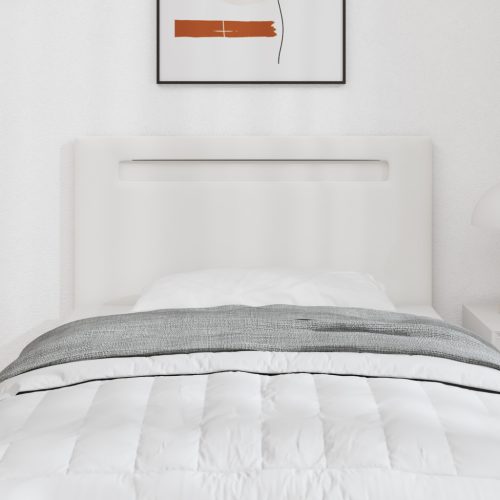  Fejtámla Egyszerű Dizájn Tiszta Fehér 100 cm Műbőr