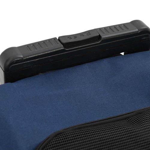  3 az 1-ben kék színű kisállatszállító kocsi 48 x 32 x 57 cm Oxford szövet