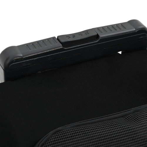  3 az 1-ben kisállatszállító kocsi fekete dizájnnal, 48 x 32 x 57 cm, Oxford szövet