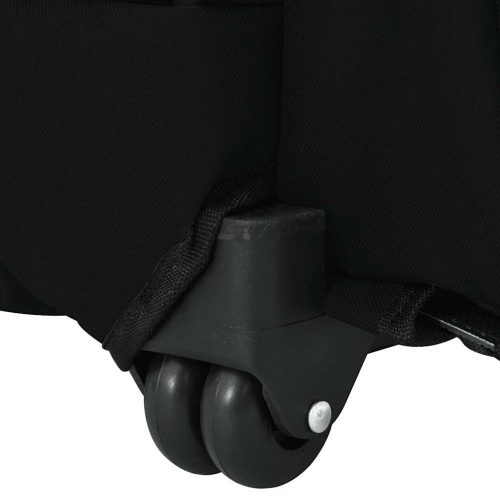  3 az 1-ben kisállatszállító kocsi fekete dizájnnal, 48 x 32 x 57 cm, Oxford szövet