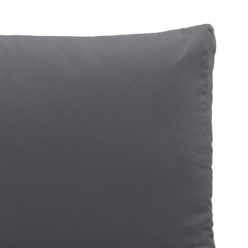  2-Fős Kerti Kanapé Antracit Párnákkal