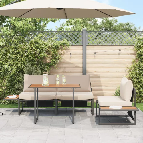  Kertasztal Barna 100x55x70 cm DPC és Acél