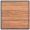  Barna Kerti Kávéasztal 55x55x35 cm DPC és Acél