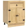  Cabinet fiókkal polcokkal Méz 60 x 46 x 81,5 cm Tömör fenyőfa