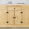  Cabinet fiókkal polcokkal Méz 60 x 46 x 81,5 cm Tömör fenyőfa