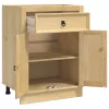  Cabinet fiókkal polcokkal Méz 60 x 46 x 81,5 cm Tömör fenyőfa