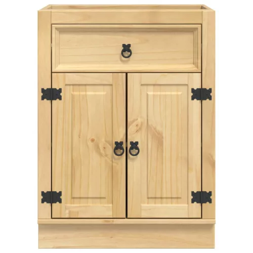  Cabinet fiókkal polcokkal Méz 60 x 46 x 81,5 cm Tömör fenyőfa