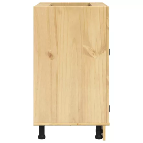  Cabinet fiókkal polcokkal Méz 60 x 46 x 81,5 cm Tömör fenyőfa