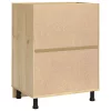  Cabinet fiókkal polcokkal Méz 60 x 46 x 81,5 cm Tömör fenyőfa