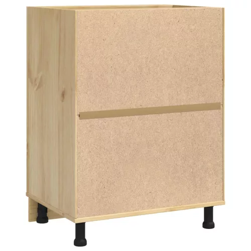  Cabinet fiókkal polcokkal Méz 60 x 46 x 81,5 cm Tömör fenyőfa