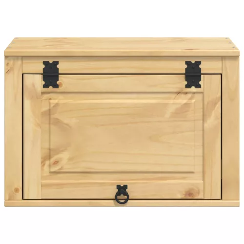  Cabinet tárolóval ajtóval Méz 60 x 32 x 40 cm Tömör fenyőfa