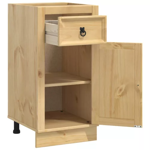  Cabinet fiókkal polcokkal Méz 40 x 46 x 81,5 cm Tömör fenyőfa
