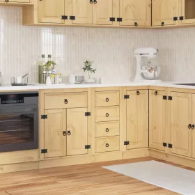    Cabinet fiókkal tárolóval Méz 40 x 46 x 81,5 cm Tömör fenyőfa