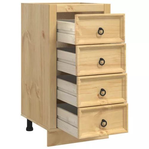  Cabinet fiókkal tárolóval Méz 40 x 46 x 81,5 cm Tömör fenyőfa