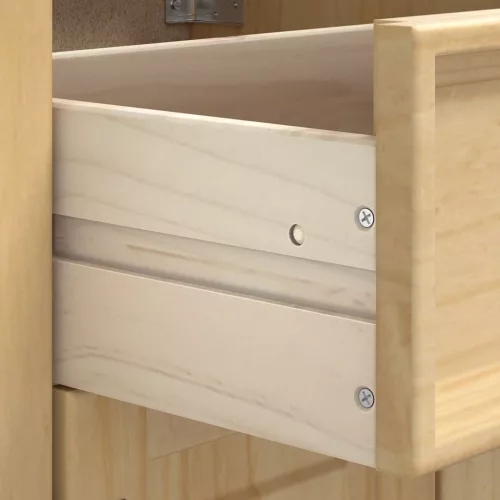  Cabinet fiókkal tárolóval Méz 40 x 46 x 81,5 cm Tömör fenyőfa