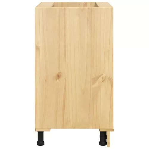  Cabinet tárolóval Méz 60 x 46 x 81,5 cm Tömör fenyőfa