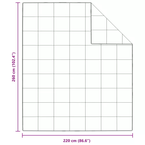  Téli takaró Fehér 260 x 220 cm 105gsm őszibarack poliészter