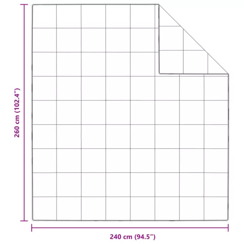  Takarók és Duvetek Fehér 240 x 260 cm Pehely