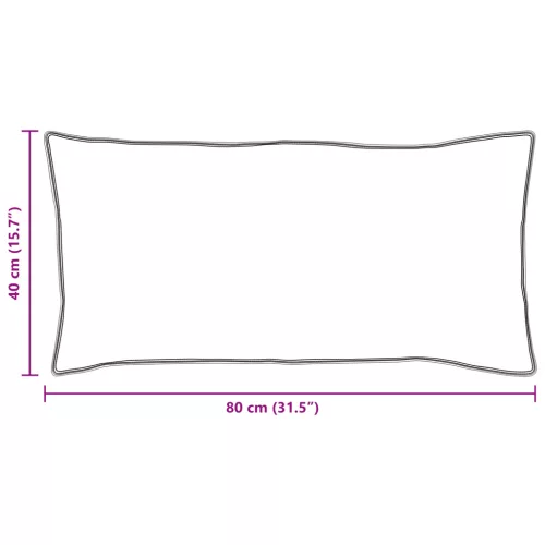  Párna Fehér 40 x 80 cm 130gsm 100% pamut